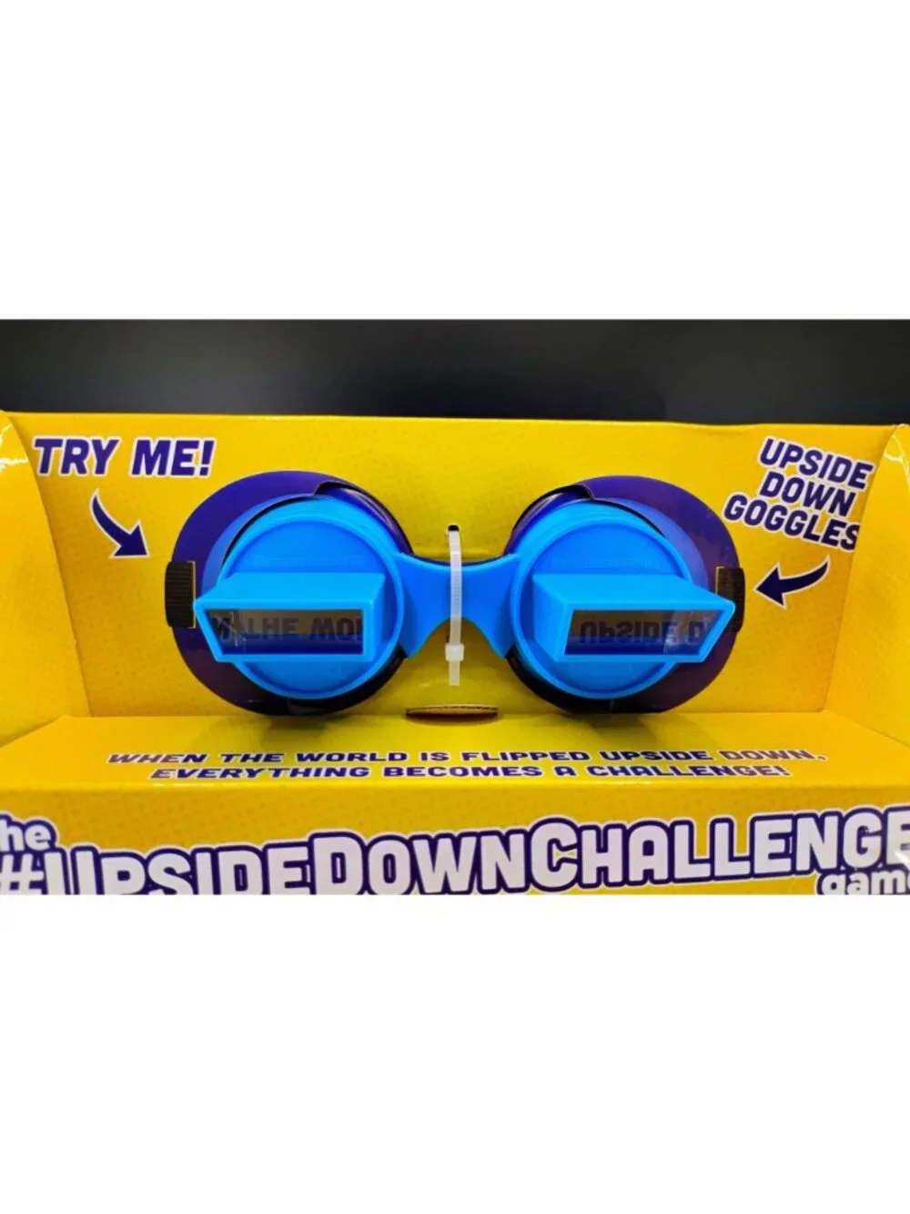 The Upside Down Challenge Game With Goggles & Challenge Cards